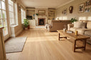 Engineered wood flooring in natural light wood with smooth plank finish