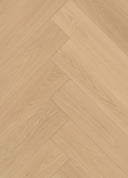 American Oak herringbone wood flooring in light tan, parquet chevron pattern