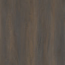 Dark gray-brown wood-look flooring plank close-up with detailed grain texture