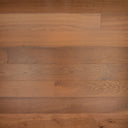 Smoked oak SPC click flooring with brushed woodgrain plank pattern