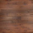Smoky brown engineered wood flooring planks with visible grain and plank seams