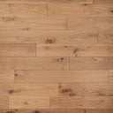 Natural oak engineered wood flooring, brushed lacquered planks with warm grain details