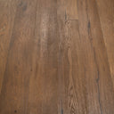 Engineered wood flooring, distressed golden light brown with long vertical plank lines