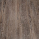 Textured grey wood-look vinyl flooring plank surface