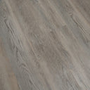 Grey wood-look SPC vinyl flooring plank pattern with visible knots