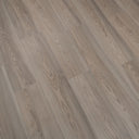 Light beige WPC vinyl plank flooring with linear woodgrain texture