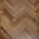 Engineered herringbone wood flooring, natural oak planks with herringbone layout