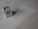 Floor plank installation clip with tool wedge, silver-gray for classic invisible finish