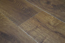 Engineered wood flooring planks detail, warm brown double smoked oiled finish